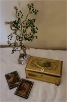 Wire tree, Artstyle chocolate box, plaques