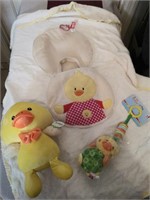 New Cutie Buddies Yellow Ducky 3 pc Bundle lot