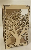 NEW Handmade Laser Wood Tree Box Decor