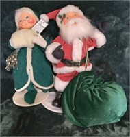 18" Mr and Mrs Claus Annalee Set