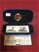 THE LOON COIN & STAMP -- 1998