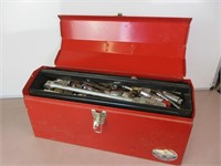 American Metal Tool Box with Tools
