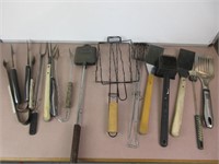 Large Lot of BBQ Tools