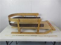 Child's Wooden Sleigh