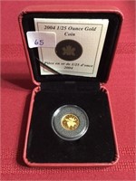 2004 MOOSE  1/25 OZ. PURE GOLD
