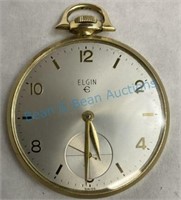 Elgin  pocket watch case marked 14 karat 17 jewel