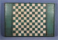 Primitive Hand Painted Checker/ Chess Board