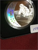 2007 $25 STERLING SILVER - CURLING 2010