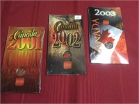 CANADA DAY BUNDLE - 2001, 2002 & 2003