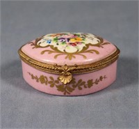 Antique Hand Painted Limoges Trinket Box