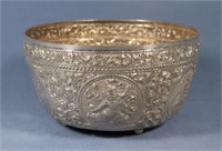 Antique Chinese Silver Bowl, 13.5 T/O