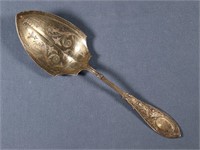 Whiting Arabesque Pattern Sterling Serving Spoon