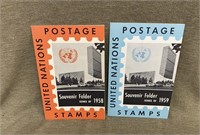 1958/1959 UN Souvenir Stamp Folders