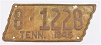 1945 TN license plate