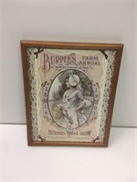 Burpee's Farm Annual Reprint Framed Art 15 x 12