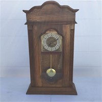 Handcrafted Wood Mantle Clock with Quartz Movement