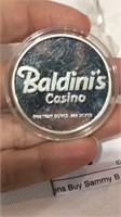.999 1 oz Silver Round - Baldini's 25 Anniversary