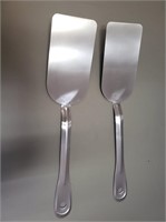 14'' Flexible Stainless Solid Spatula/ Turner x2