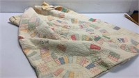 Hand Stitched Quilt 1800's K13C