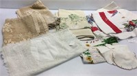 Vintage Crochet, Cotton & Lace Table Covers K15B