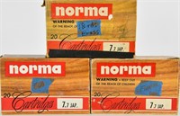 40 Rounds Of Norma 7.7 Jap & 18 Empty Brass