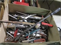 VARIOUS TOOLS W/SCREWDRIVERS, PLIERS AND MORE