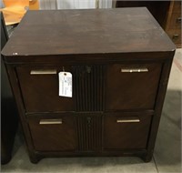 Wooden executive office desk side table 30x 23x