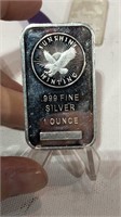 .999 1 oz Silver Bar