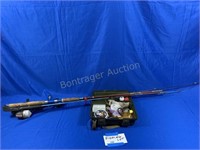FISHING RODS, REELS, POLES, TACKLE