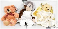 (3) Build A Bear Plush Stuffed Teddy Bears