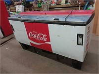 Coca-Cola brand retro cooler