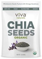 Viva Naturals Organic Raw Chia Seeds (1LB) Exp
