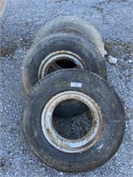 Set of Cooper Mobile Home Tires & Wheels 8-14.5