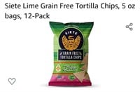 3 Bags> Stete Grain Free Tortilla Chips Best By