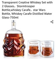 Stormtroopers Whiskey Glass Bottle