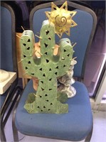 Cactus candle holder