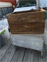 Western Wooden Super X Ammo Box and Stool