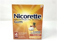 05/2022 Nicorette gum 4MG 100 pieces