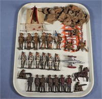 28+ pc. Sold Cast WWI Toy Soldiers