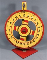 Vintage Carnival Spinning Wheel of Chance