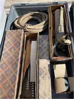 N.O.S. Rod Packing & Drive Belt Splices. Crate