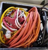 Crate Of Extention Cords.