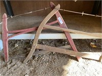 2 Wooden Bow Saws