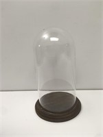 Glass Dome Display w/ Wood Bottom