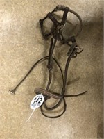 Tag #142 Side Pull Bitless Headstall Bridle