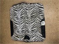 Tag #116 Zebra Print Saddle Pad