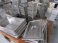 Big LOT Stainless Steam Table Pans Assortment