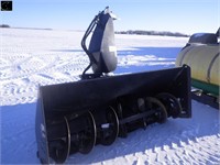 2008 CAT SR121 skid steer-mount snowblower