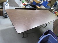 Lot (3) HD Wooden 8' Folding Tables STURDY