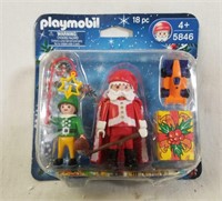 Playmobil Christmas Santa Claus & Elf 5846 18pc